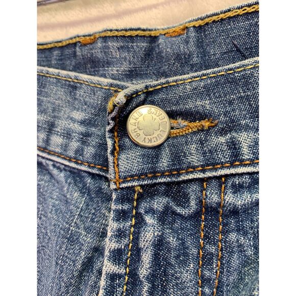 LUCKY BRAND DUNGAREES MEN'S 33X29 RIVINGTON LOOSE FIT DENIM JEANS BLUE WASH - Picture 8 of 14